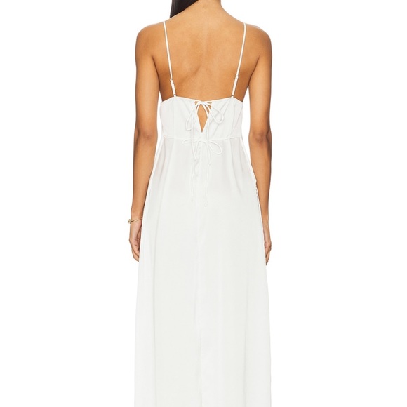 Elegant White Maxi Dress - Picture 3 of 7
